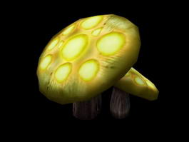 Anime Mushroom 3d model preview