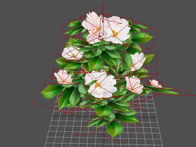 White Camellia Flower 3d rendering