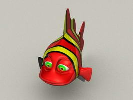 Finding Nemo Clown Fish 3d model preview