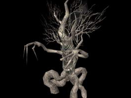 Withered Tree Treant 3d model preview