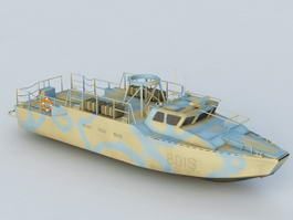 River Patrol Boat 3d model preview