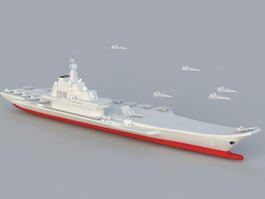 Aircraft Carrier 3d model preview