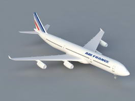 Airbus A340300 3D Model