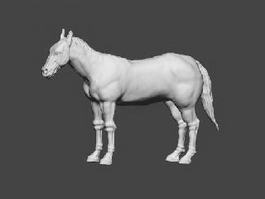 Horse Statue 3d model preview