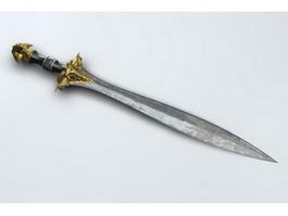 Medieval Greatsword Collection 3d model 3ds Max files free download ...