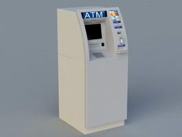 ATM Money Machine 3d model preview