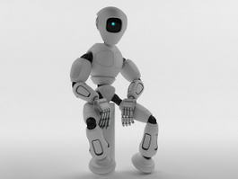Future Robot Rig 3d model preview