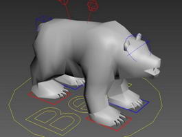 Bear Rig 3d model preview