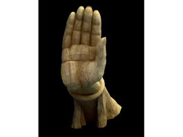 Buddha Hand Statue 3d model preview