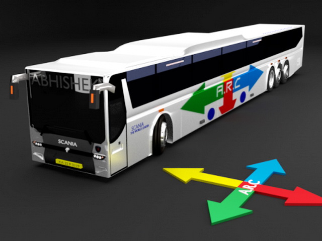 Scania Bus 3d model 3D Studio,Blender,Object files free