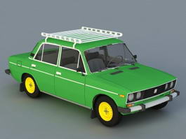 VAZ-2106 Car 3d model preview