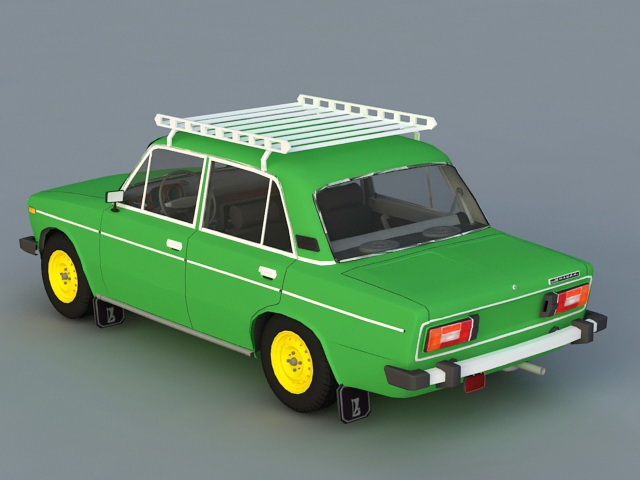 VAZ-2106 Car 3d rendering