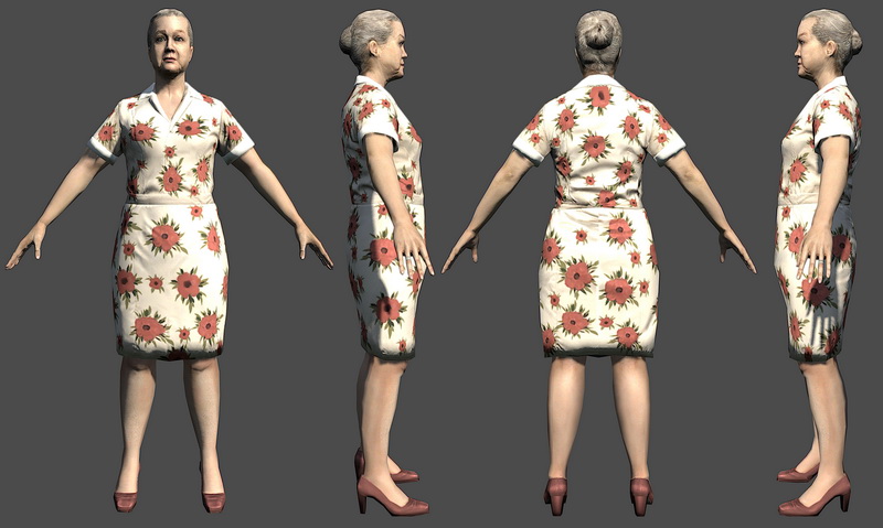 Wendy Desole in Alan Wake 3d rendering
