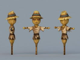 Fall Scarecrow 3d preview