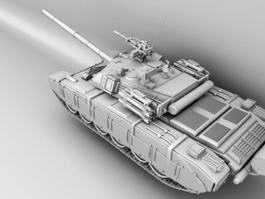 Chinese Type 99 Tank 3d model preview