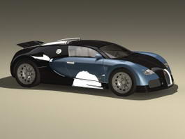 Bugatti Veyron 3d model preview