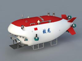 Chinese Submersible Jiaolong 3d model preview