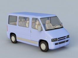 Cargo Van 3d model preview