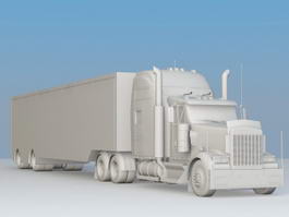 Tractor-Trailer Truck 3d preview