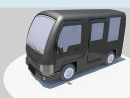 Mini Bus Cartoon 3d preview
