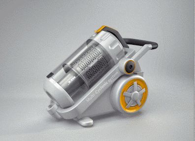 Vacuum Cleaner 3d rendering