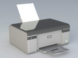 Epson Printer 3d model preview