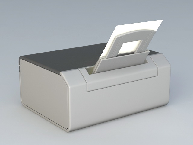 Epson Printer 3d rendering