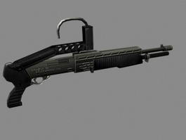 Combat Shotgun 3d model preview