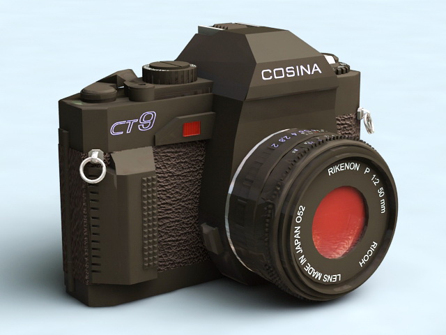 Old Cosina Camera 3d rendering