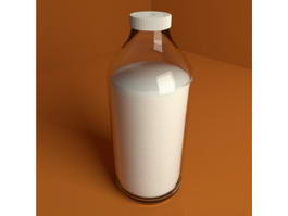 Milk Bottle 3d model preview