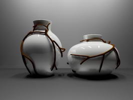 Decorative Vases 3d model preview