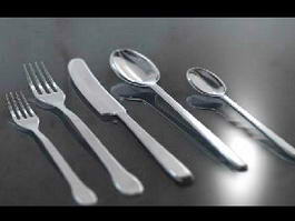 Fork Knife Spoon 3d model preview