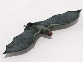 Flying Vampire Bat 3d model preview