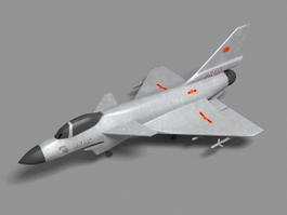 Chengdu J-10 Fighter Aircraft 3d model preview