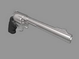 Colt Revolver 3d model preview