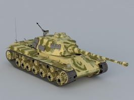 German Tiger Tank 3d model preview