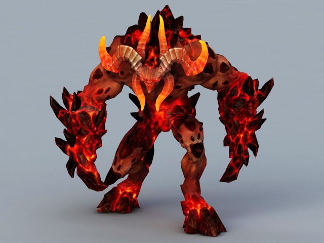 Minotaur Demon 3d rendering
