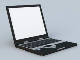 Old Laptop Computer 3d model preview