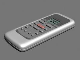 Air Conditioning Unit Remote Control 3d model preview
