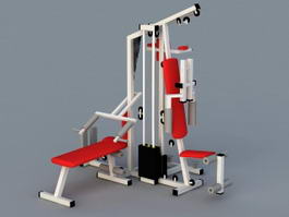 Commercial Gym Equipment 3d preview