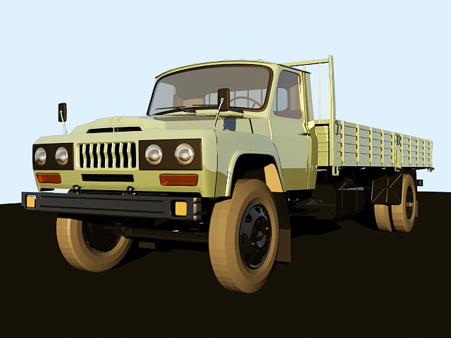 Cargo Truck 3d rendering