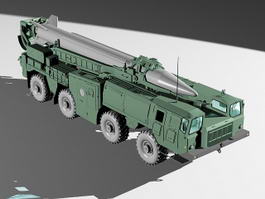 Scud B Missile Launcher Truck 3d Model 3D Studio Files Free Download ...