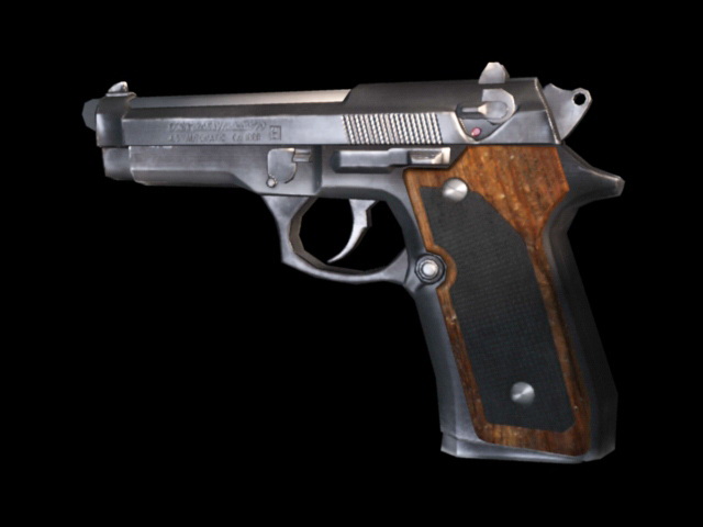 Colt MK IV Series 70 3d rendering