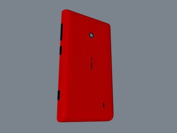 Nokia Lumia 520 Smartphone 3d rendering