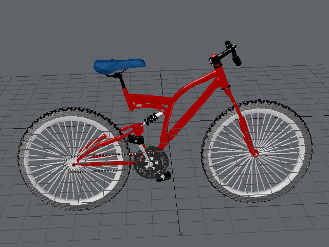 Mountain Bike Bicycle 3d rendering