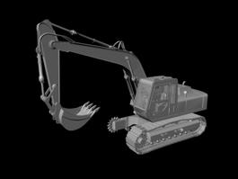 Hydraulic Excavator 3d preview