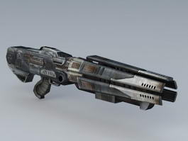 Sci-fi Plasma Weapon 3d Model 3ds Max Files Free Download - Cadnav