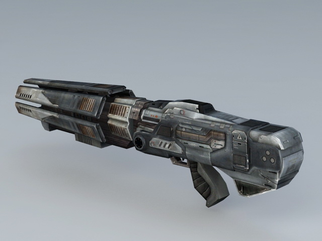 Sci-Fi Plasma Weapon 3d rendering