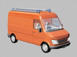 Small Rescue Truck 3d model preview