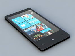 Nokia Windows Phone 3d model preview